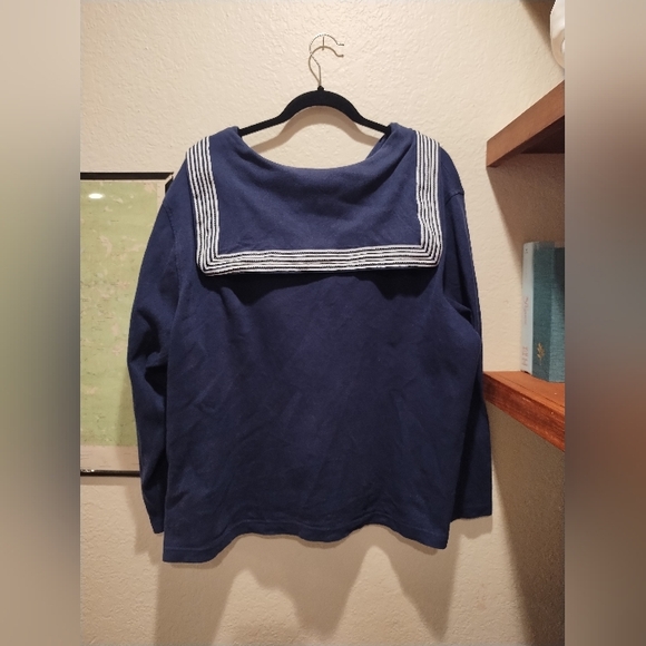 Casual Corner Sailor Sweatshirt - Women's Size 2X - Picture 2 of 3